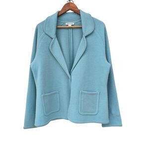Vintage Pendleton Lambswool One-Button Cardigan Sweater Light Blue Size XL